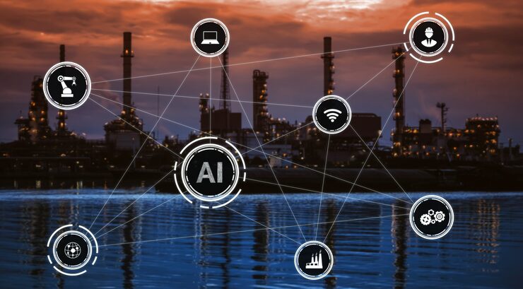 Interface analytique bleu graphite